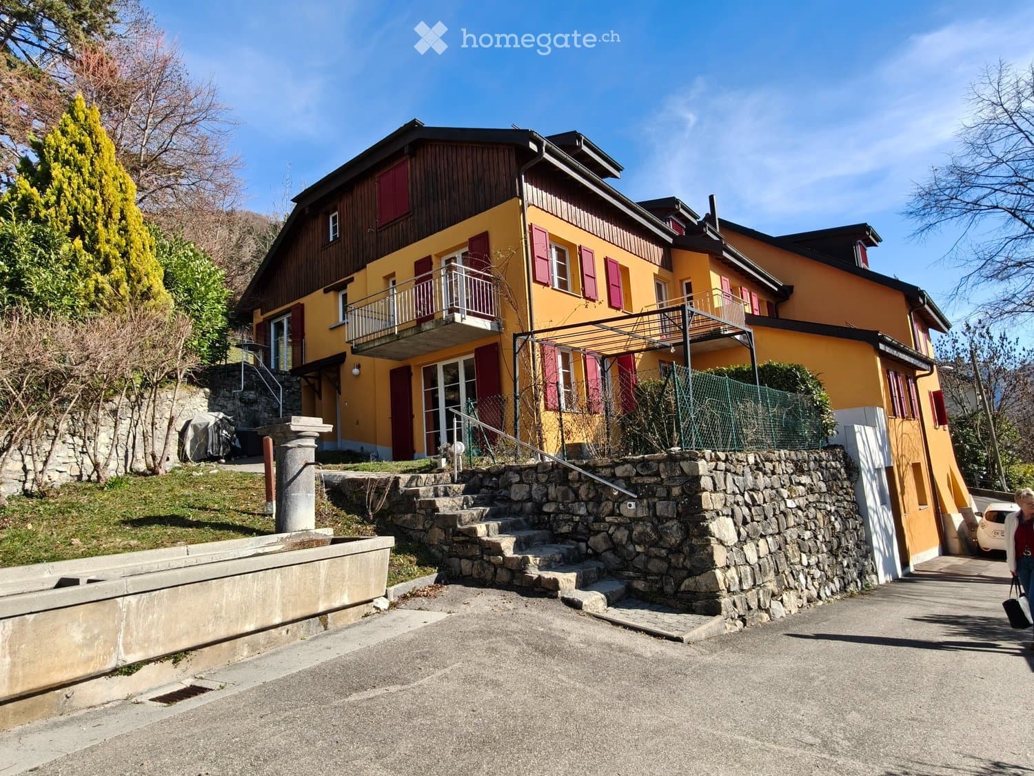 Maison mitoyenne 6,5pces (jardin, terrasses, balcons, vue)