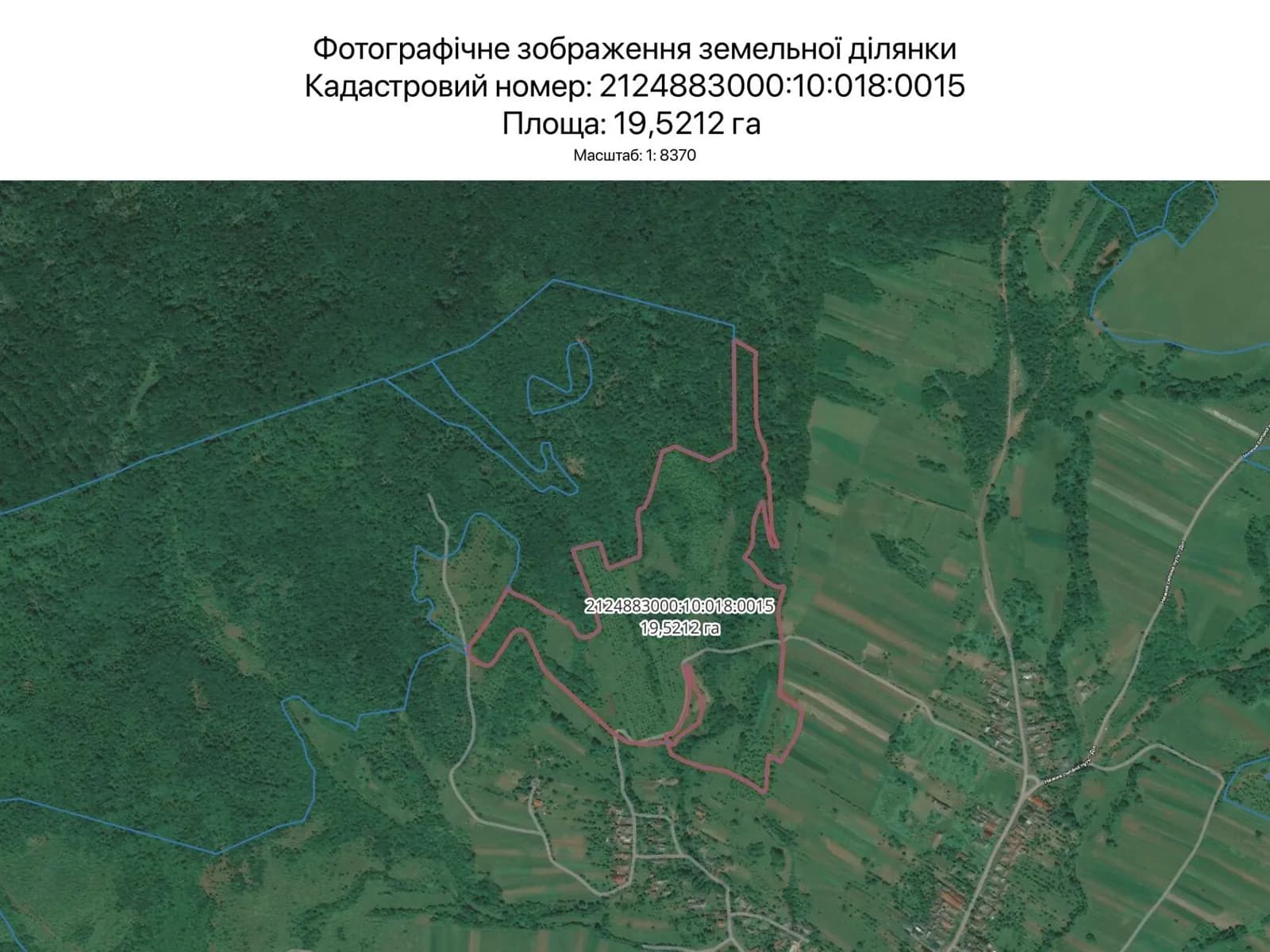 земельна ділянка, 1952.1 м², Uzhgorod