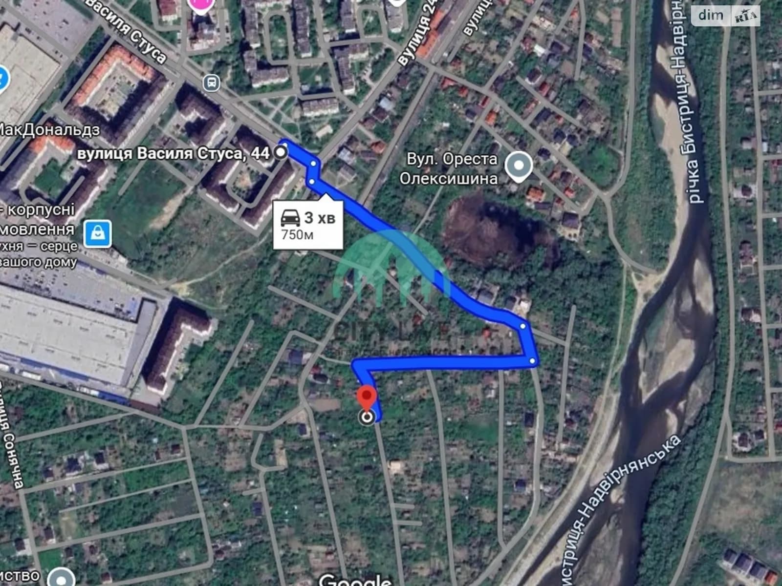 земельна ділянка, 730.0 м², Ivano Frankivsk