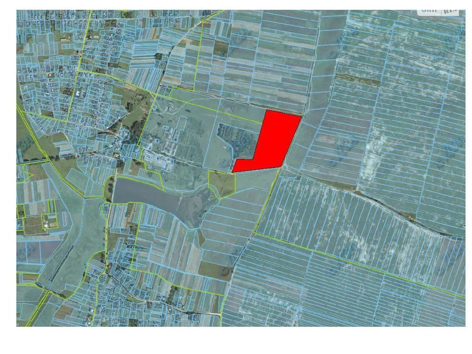 земельна ділянка, 1058.1 м², Novovolynsk