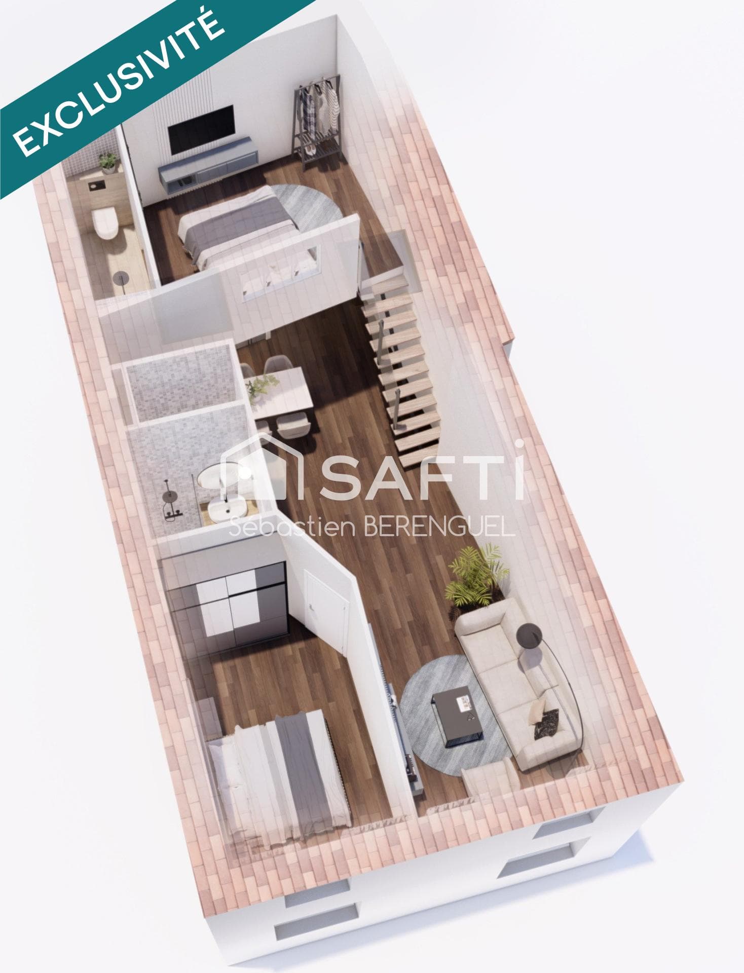 Appartement dans maison de ville à terminer de rénover, idéal investisseur, autres lots disponibles