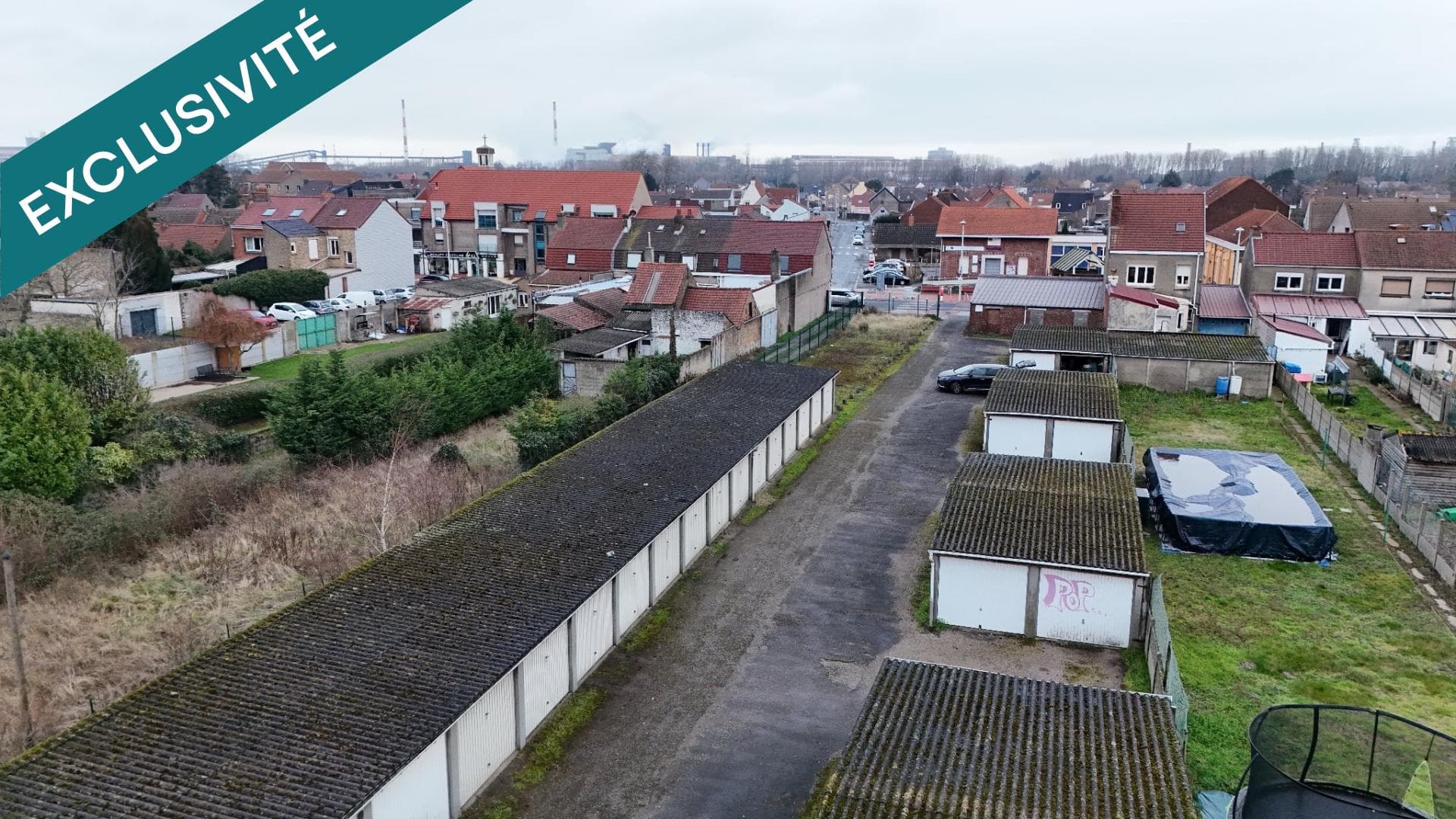 Lot de 4 garages Fort Mardyck