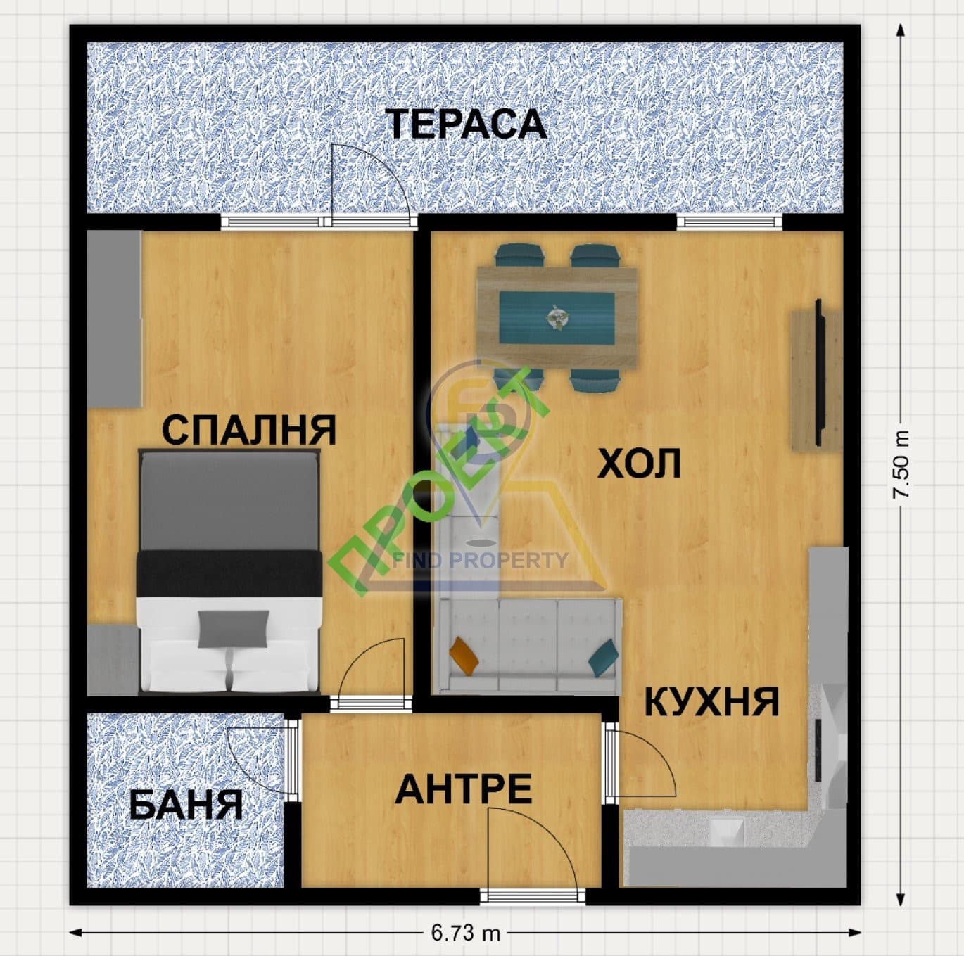 Продава 2-СТАЕН град Бургас, Лазур
