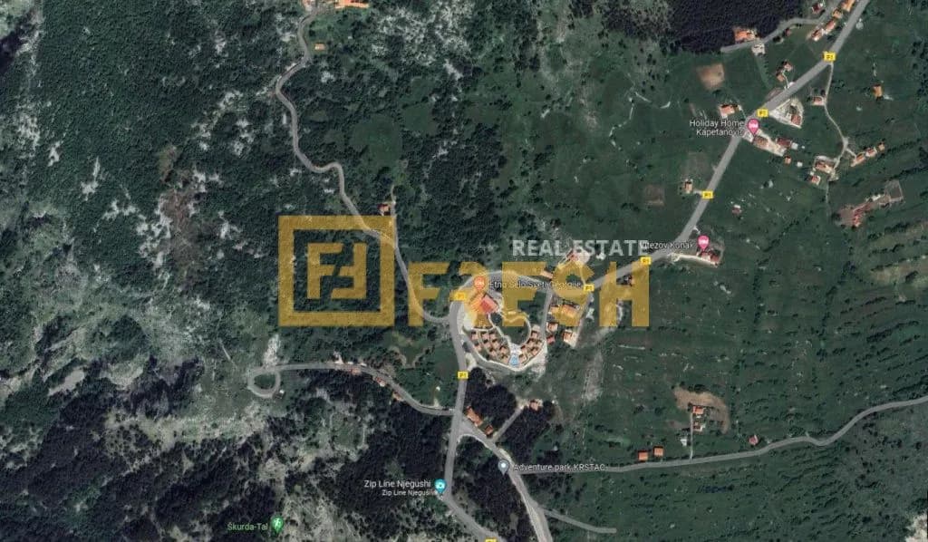 Plac, 1241m2, Njeguši, Prodaja