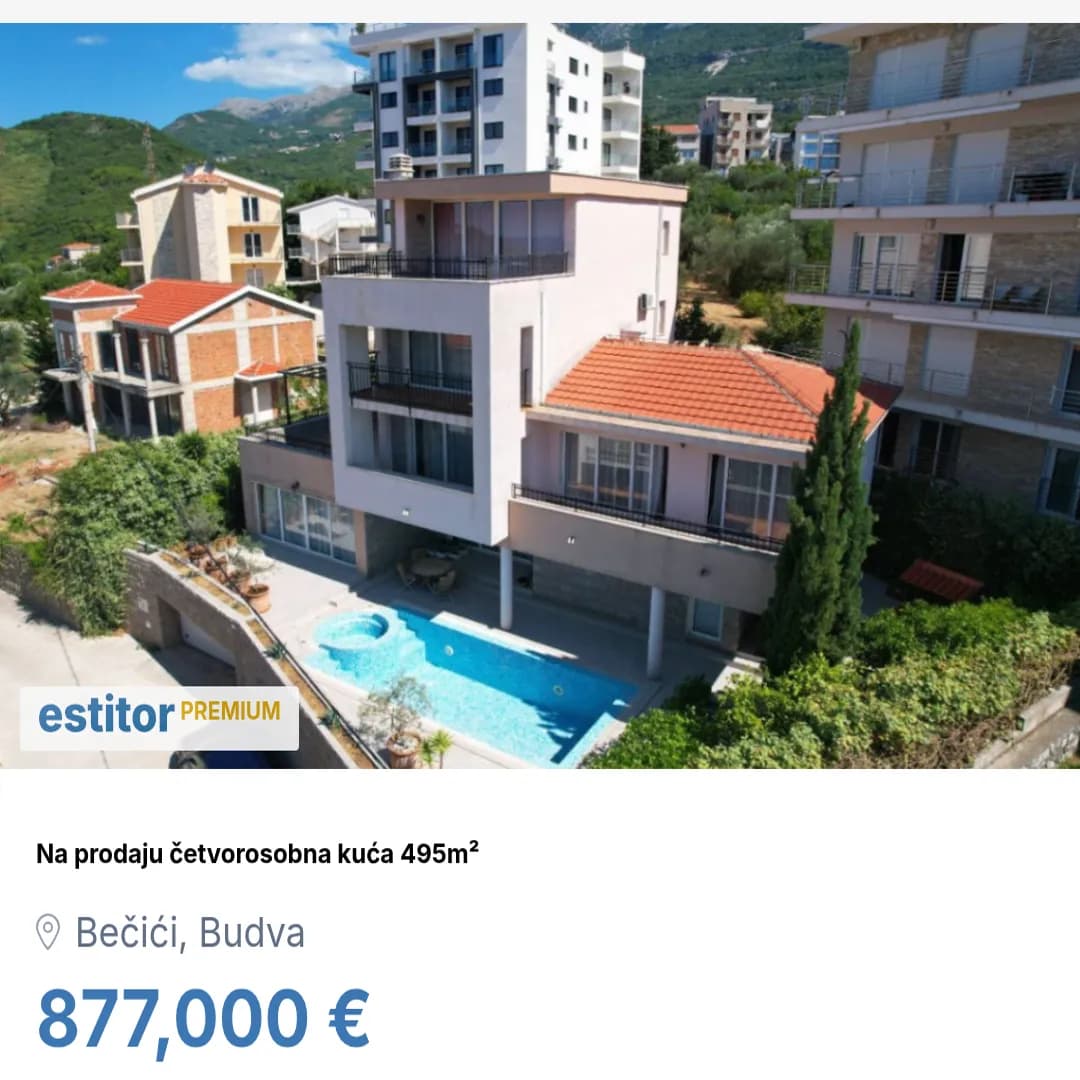 PRODAJA VILA BECICI 