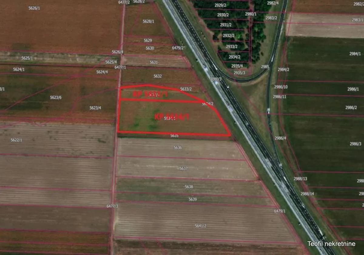 Prodaja, zemljište 18100 m2, Nova Pazova, Stara Pazova