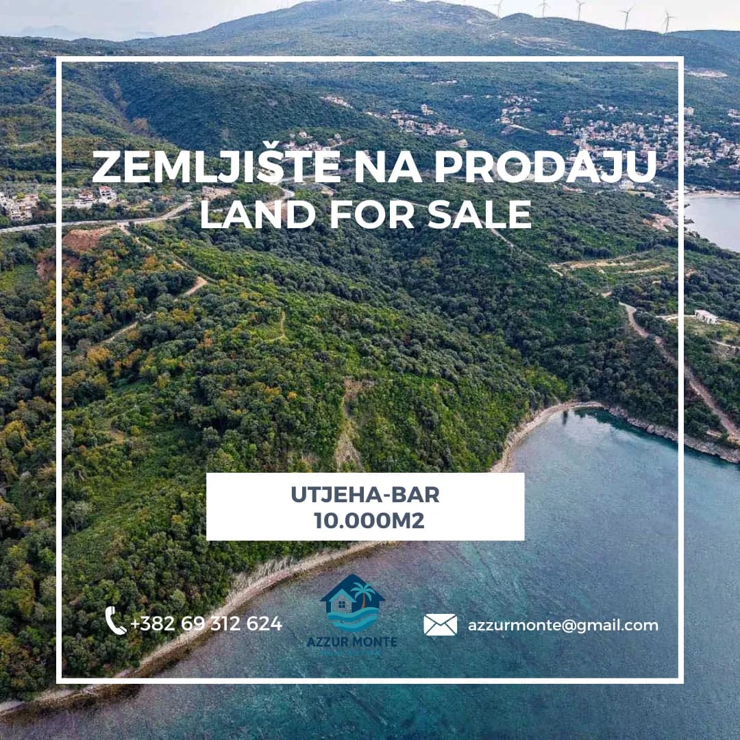 Prodaja, Zemljište, 10000m2, Utjeha, Bar