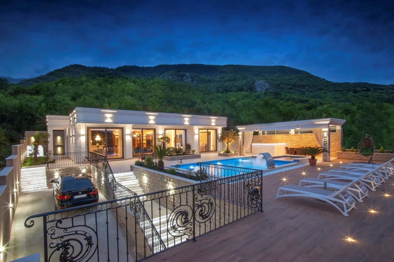 Hillside villa