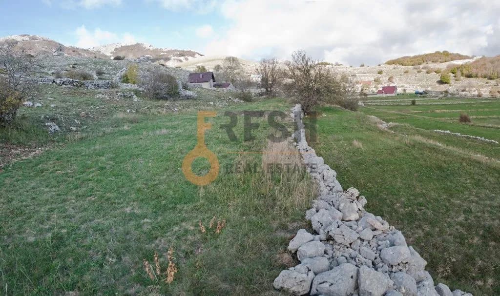 Plac 4307m2, Cetinje, Ivanova Korita, Prodaja