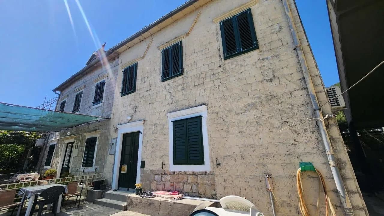 Half of an old stone house. It worked.