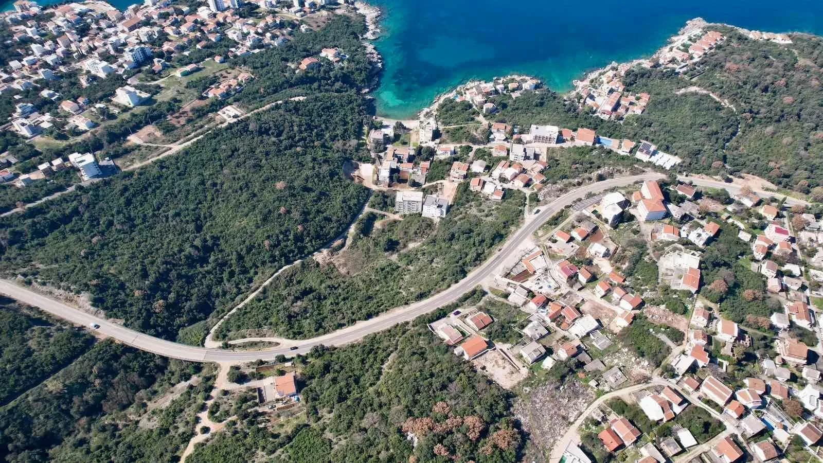 Urbanizovan plac 476m2 sa pogledom na more-Utjeha,Bar