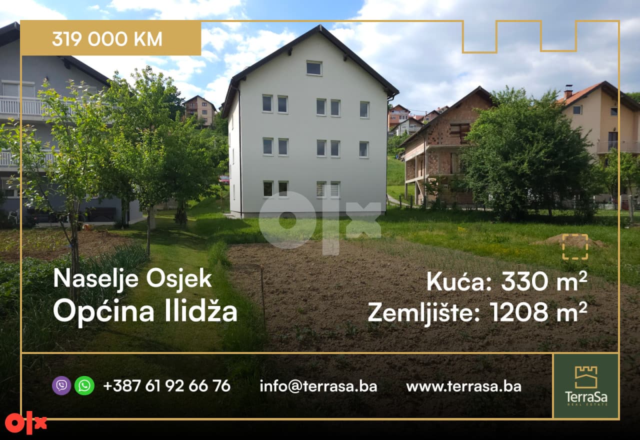 Kuća 330 m2/ Osjek/ Ilidža
