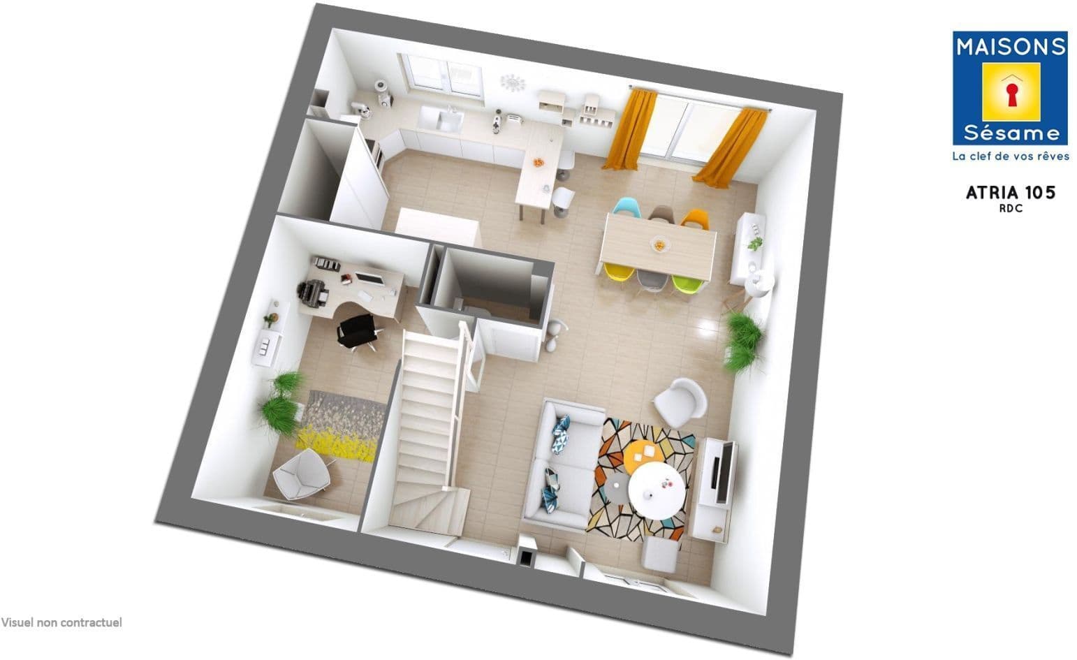 Projet de construction d'une maison 102 m² avec terrain à CERGY (95)