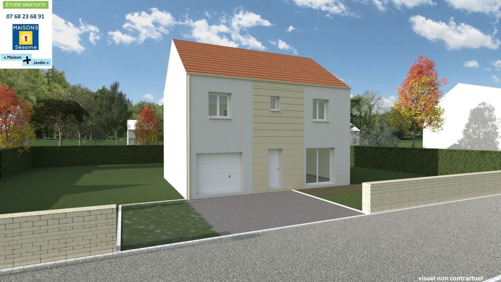 Projet de construction d'une maison 110 m² avec terrain proche d'ETAMPES (91)