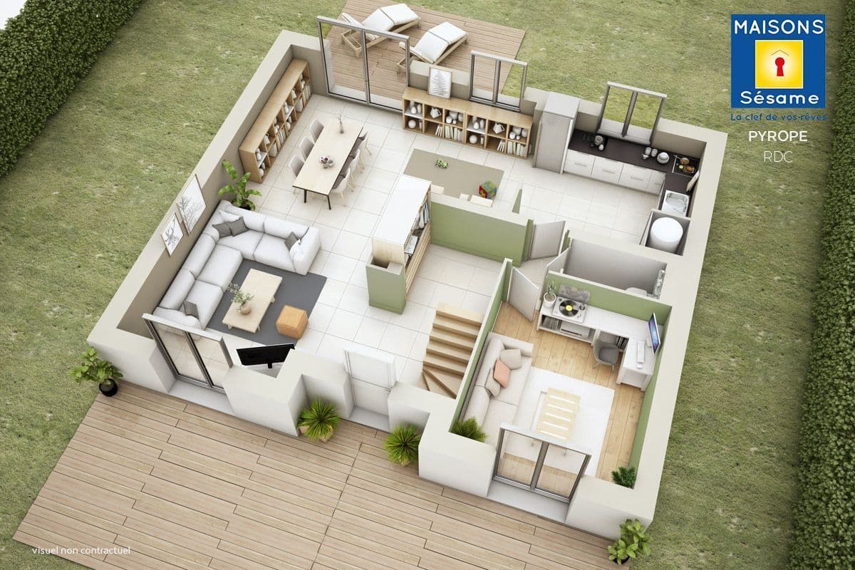 Projet de construction d'une maison 132 m² avec terrain à PONTAULT-COMBAULT (77)