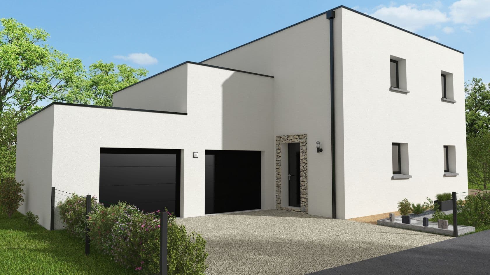 Projet de construction d'une maison 153 m² avec terrain à PONTIVY (56)