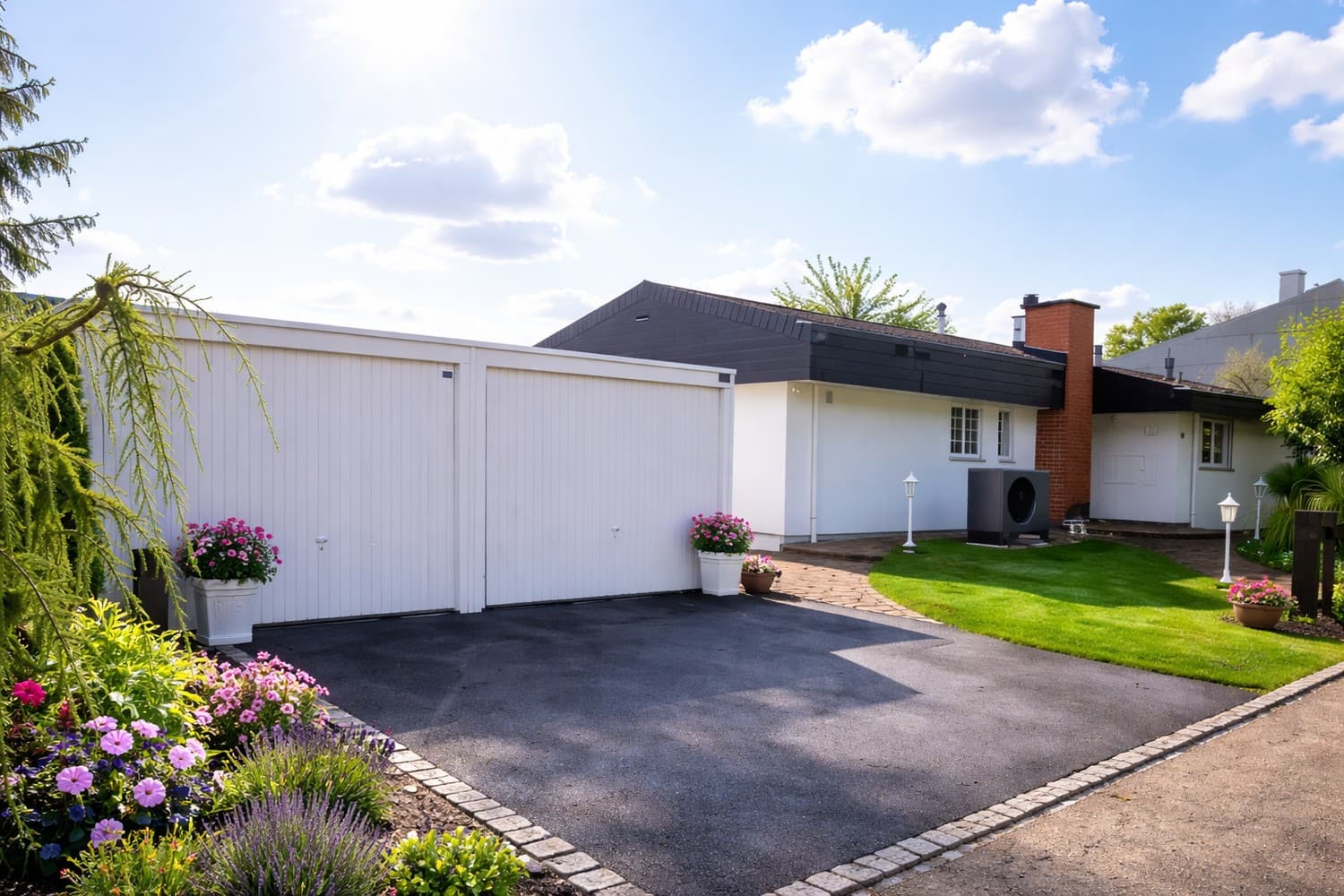 Well Maintained Detached Home with Conservatory, Sauna and Double Garage