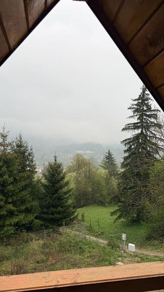 Casă Cabană A Frame la Munte de Vanzare 110 mp – Teren 1000 mp – Podul Dâmboviței (Culoarul Rucăr-Bran)