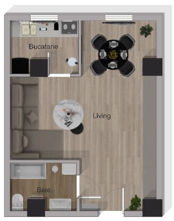 Garsoniera NOUA 37 mp Dex Residence Direct Dezvoltator Comision 0%