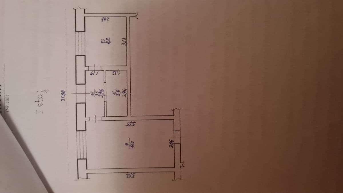 Apartament cu 2 camere, 33 m², 1 etaj