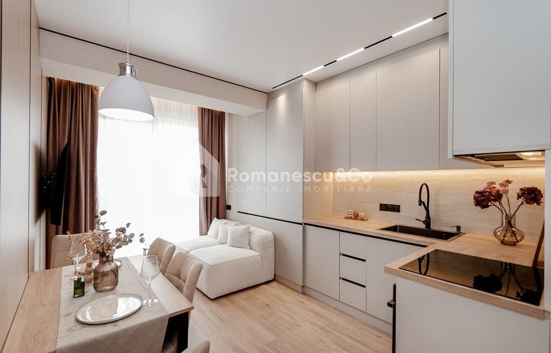 Apartament cu 1 cameră, 38 m², 8 etaj