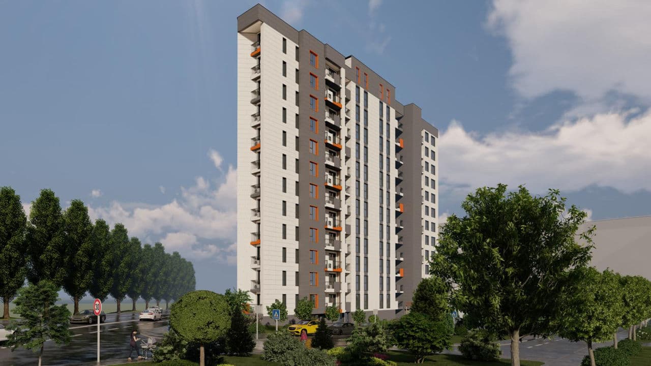 Apartament cu 2 camere, 64 m², 1 etaj