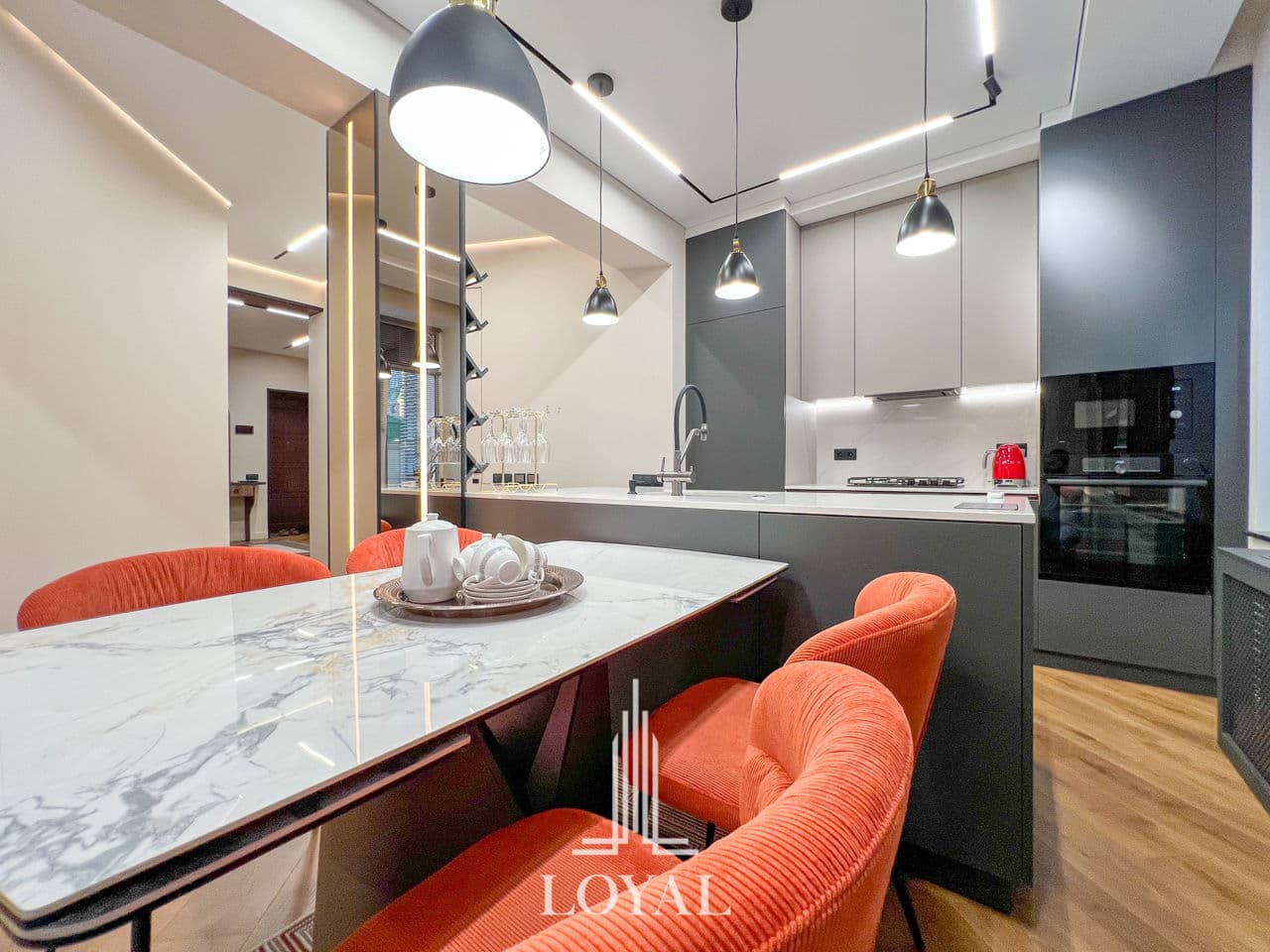 Apartament cu 2 camere, 72 m², 3 etaj