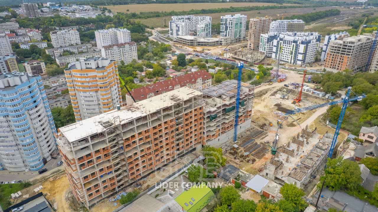 Apartament cu 1 cameră, 48 m², 8 etaj
