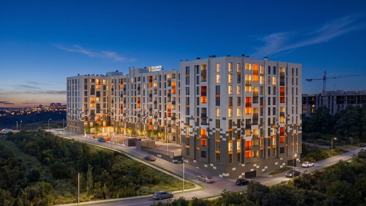 Apartament cu 2 camere, 57 m², 6 etaj