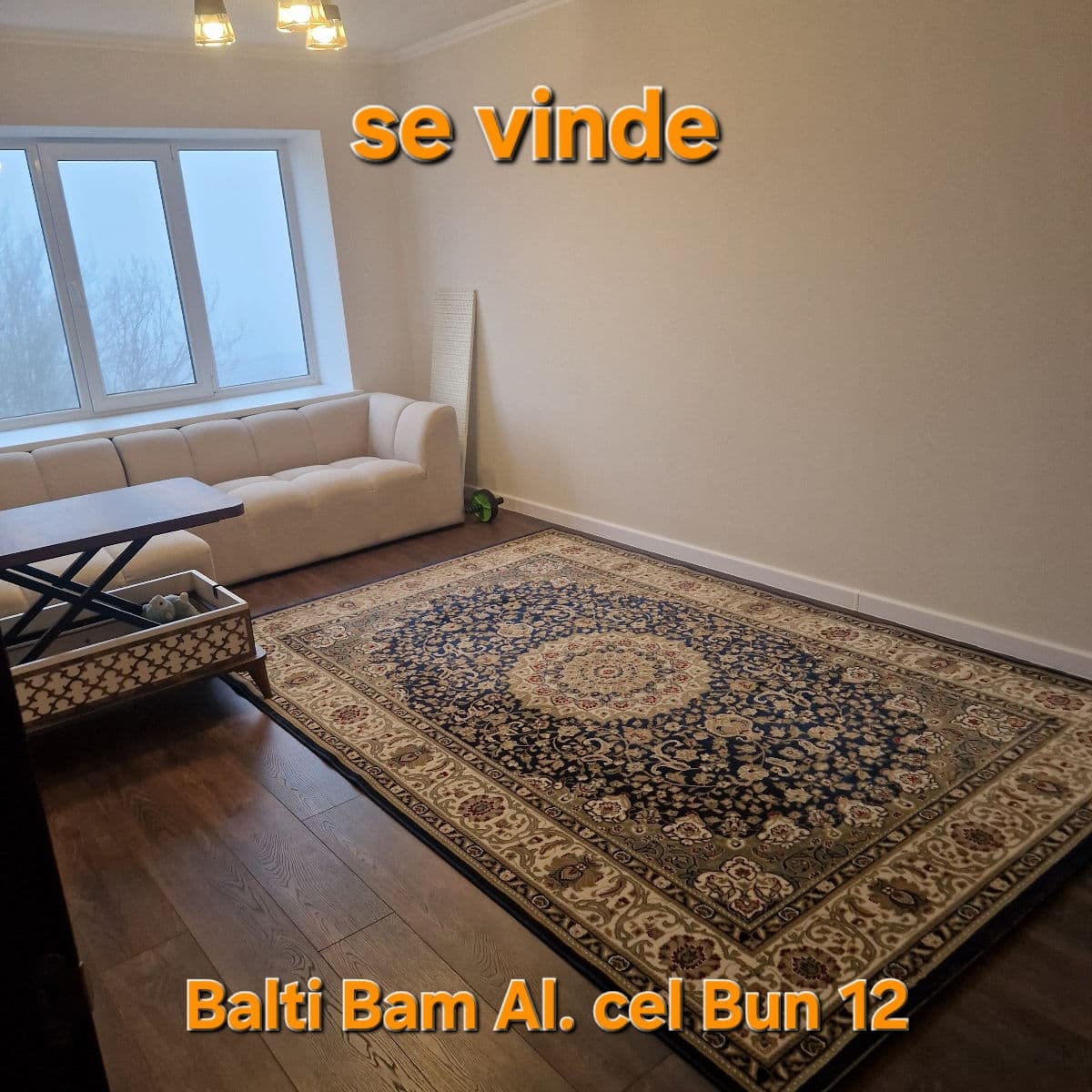 Apartament cu 3 camere, 68 m², 9 etaj