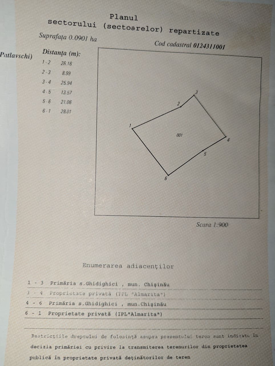 9 ari, teren pentru construcții