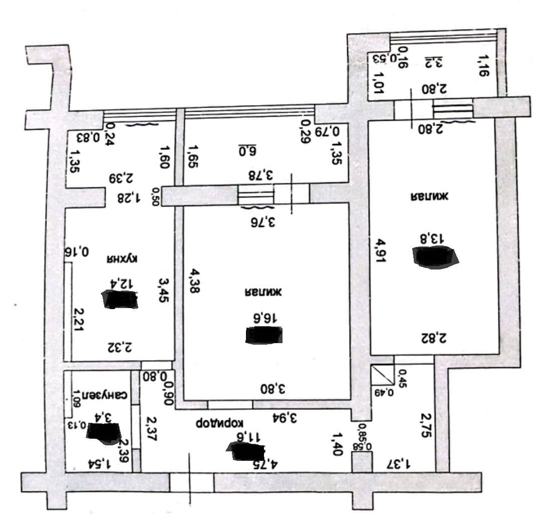 Apartament cu 2 camere, 67 m², 9 etaj