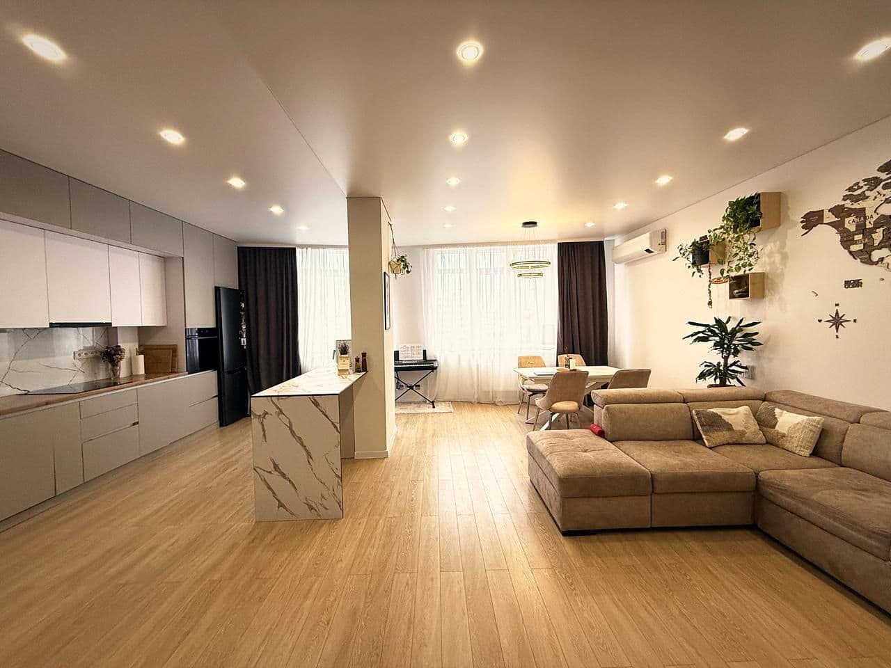 Apartament cu 1 cameră, 74 m², 6 etaj
