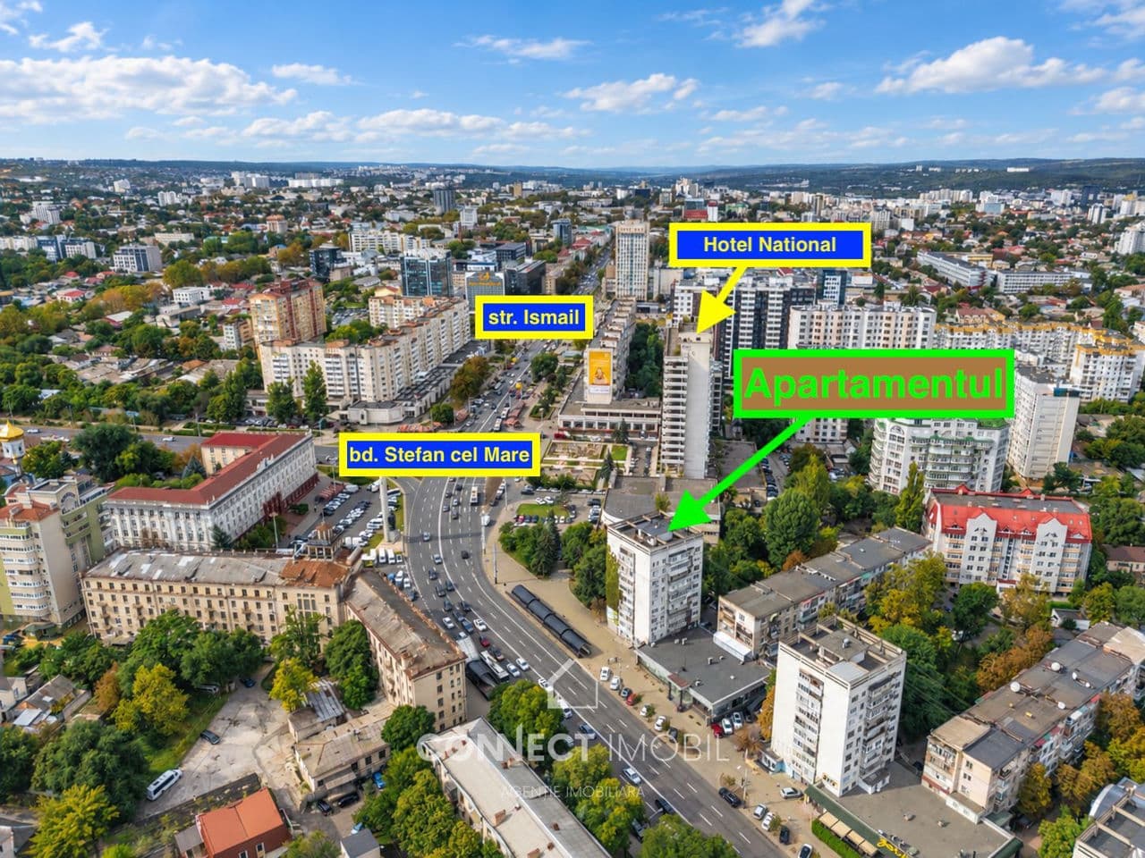 Apartament cu 2 camere, 50 m², 6 etaj