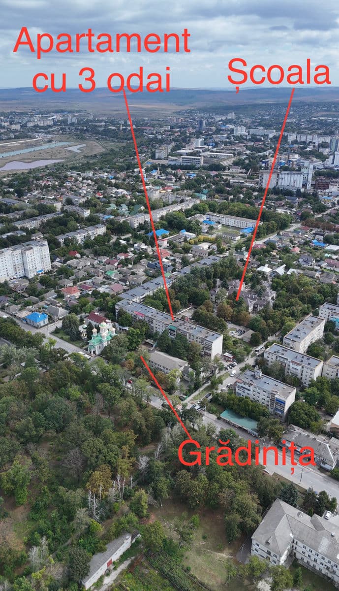 Apartament cu 3 camere, 68 m², 5 etaj