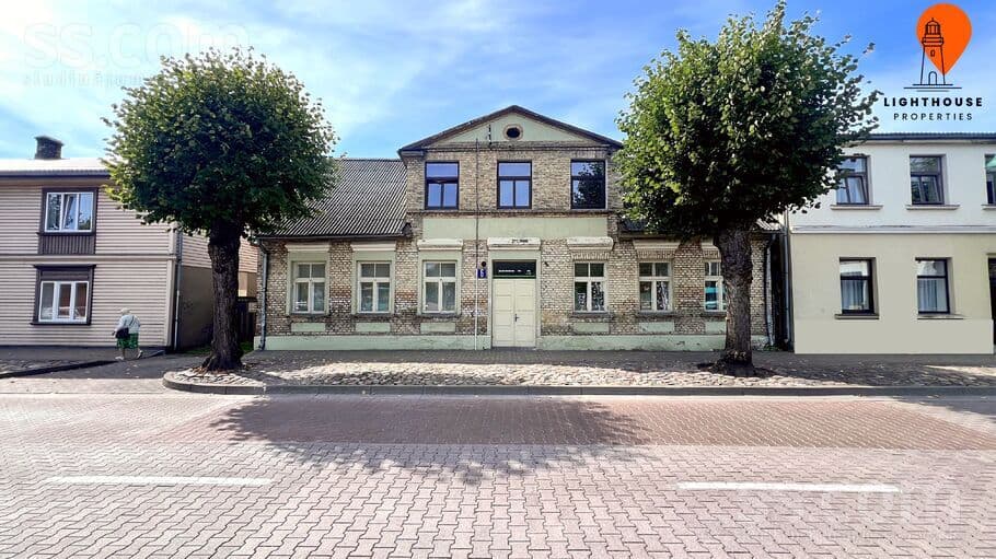 2 rooms, 513.0 m², Ķieģeļu mūra māja Ventspils centrā.
Piedāvājam iegādāties divstāvu d, Ventspils