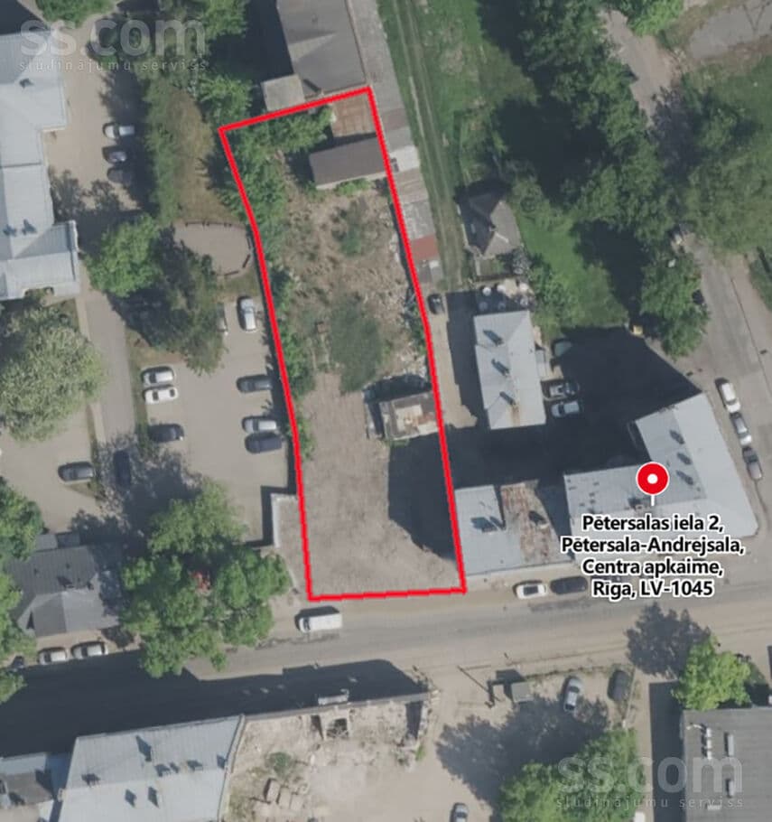 Land, 2277.0 m², Pārdošanā ekskluzīvs zemesgabals pašā Rīgas centrā izcila ieguldījuma iespēja, k, Centre