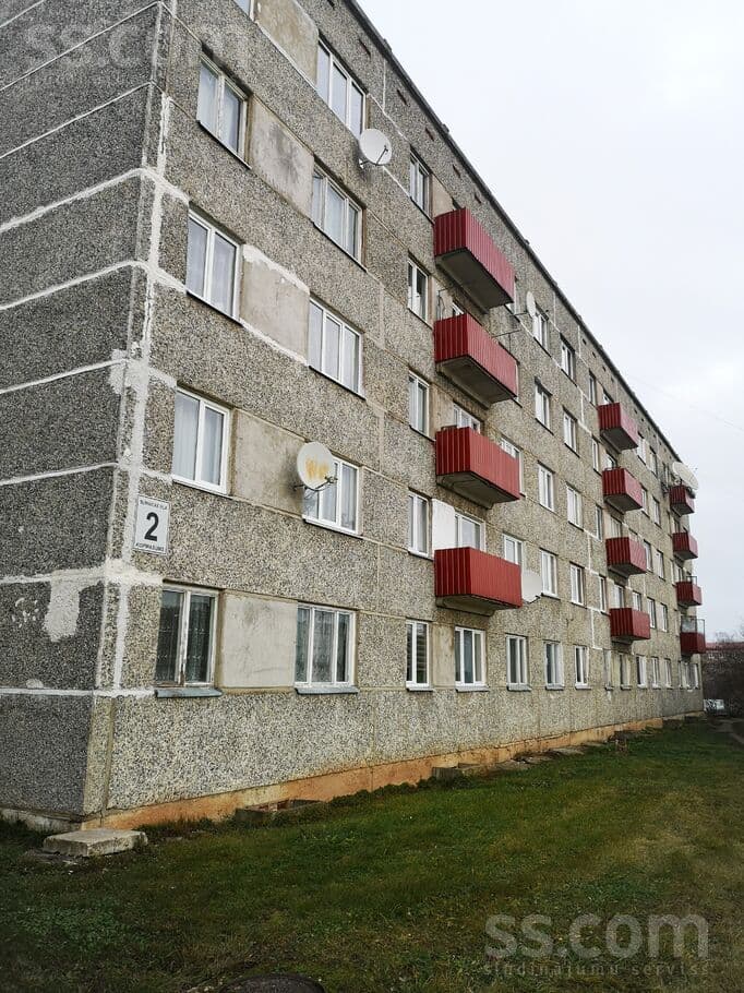 2 rooms, 44.0 m², Īpašums ar lielisku atrašanās vietu – netalu no 3. Jēkabpils vid, Jēkabpils