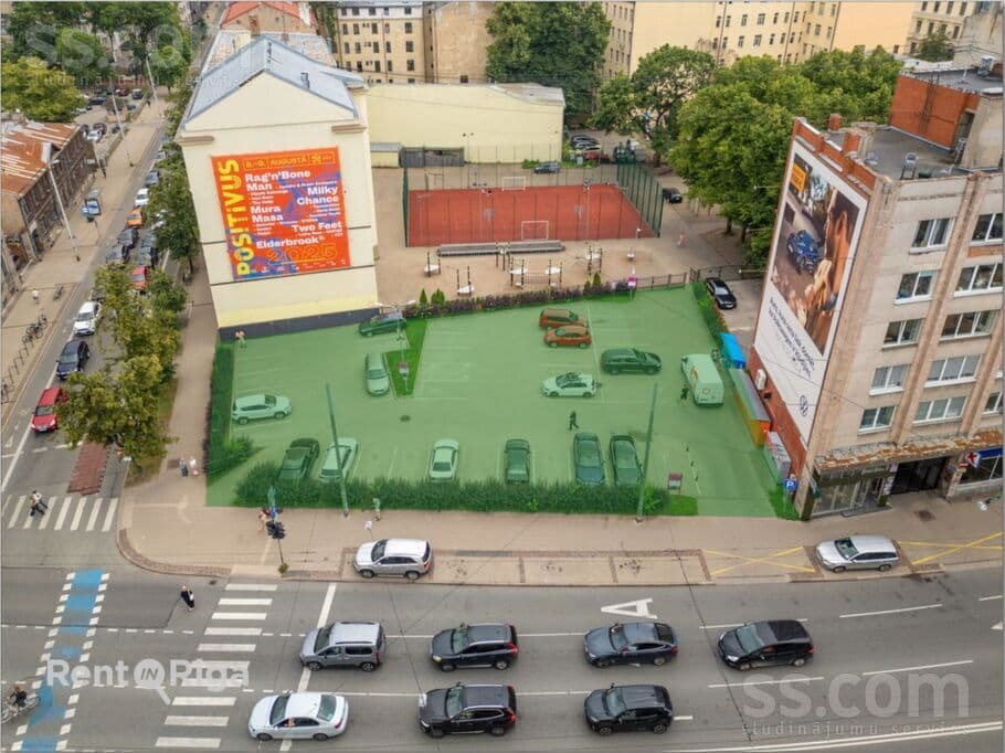 Land, 1110.0 m², Tiek pārdots apbūves zeme gabalu pašā Rīgas centrā - pretim Dailes teātrim., Centre