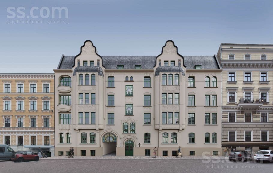4 rooms, 94.0 m², Atīstītājs pārdod 4 istabu dzīvokli renovētā projektā "Šefela na, Centre
