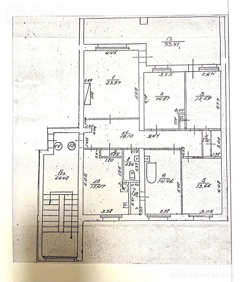 4 rooms, 155.0 m², Продаётся просторная квартира с большой кухней, ванной комнатой, Rēzekne