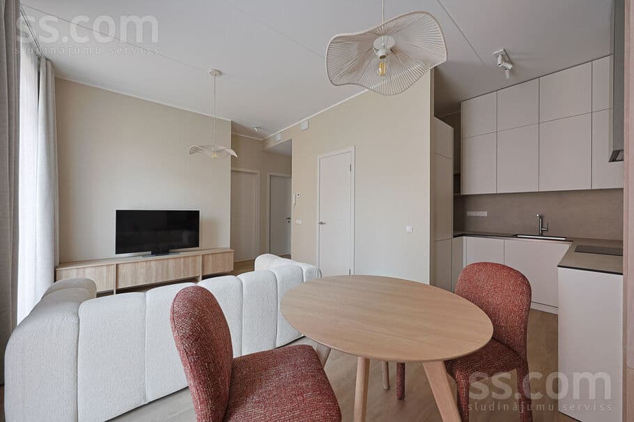 2 rooms, 53.0 m², Attīstītājs pārdod divistabu dzīvokli jaunajā projektā Valmierā,, Valmiera