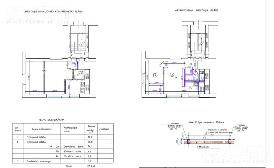2 rooms, 38.0 m², 31000 €
Tiek pārdots 2 istabu dzīvoklis Rēzeknē, Atbrīvošanas a, Rēzekne