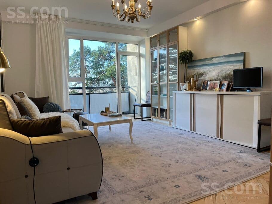 2 rooms, 13.0 m², Unikāls dzīvoklis Majoros ar panorāmas skatu gan uz upi, gan jūr, Majori