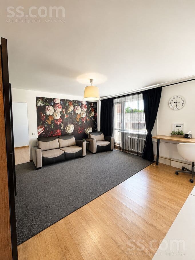 2 rooms, 40.0 m², Pārdod siltu un koptu 2 istabu dzīvokli renovētā mājā 2. stāvā., Jēkabpils