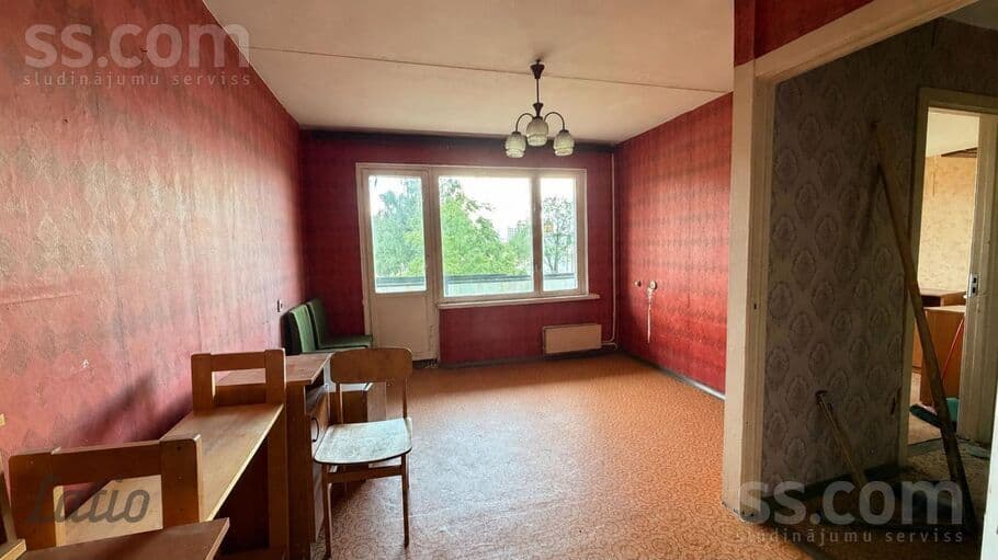 1 rooms, 7.0 m², Pārdošanā 1-istabas dzīvoklis ar plašu lodžiju Jelgavā, klusā ap, Jelgava
