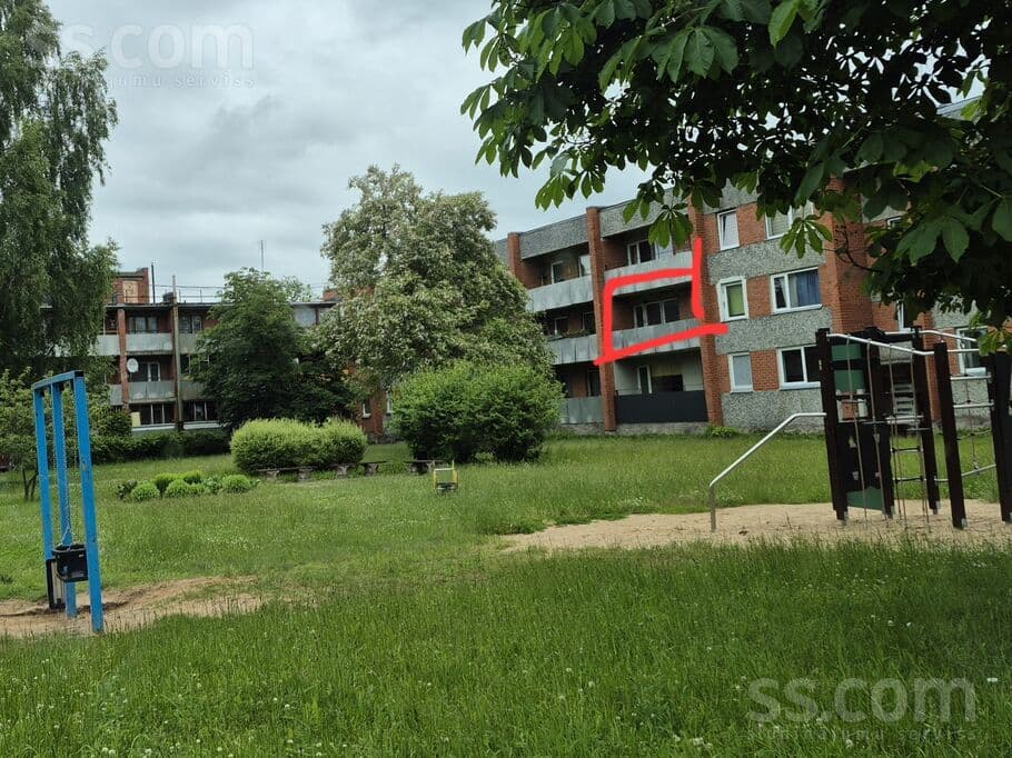 1 rooms, 30.0 m², Pārdod vienistabas dzīvokli. Gatavs remontam. Lodžija uz visu dz, Jēkabpils