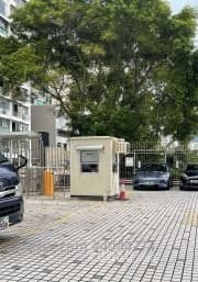 1 BR in > 2 Outdoor parking spaces without a roof are available for 