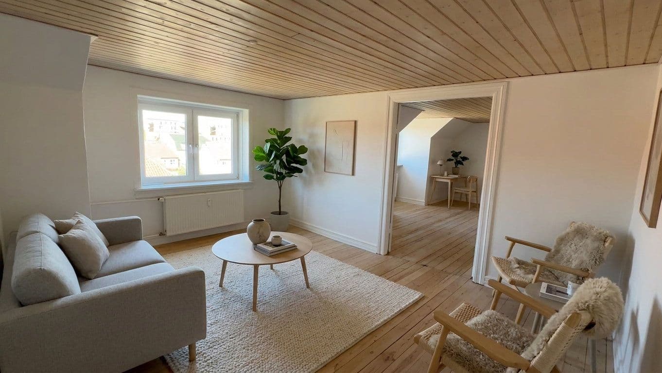 Taglejlighed på 122 m2 i Hjørring C
