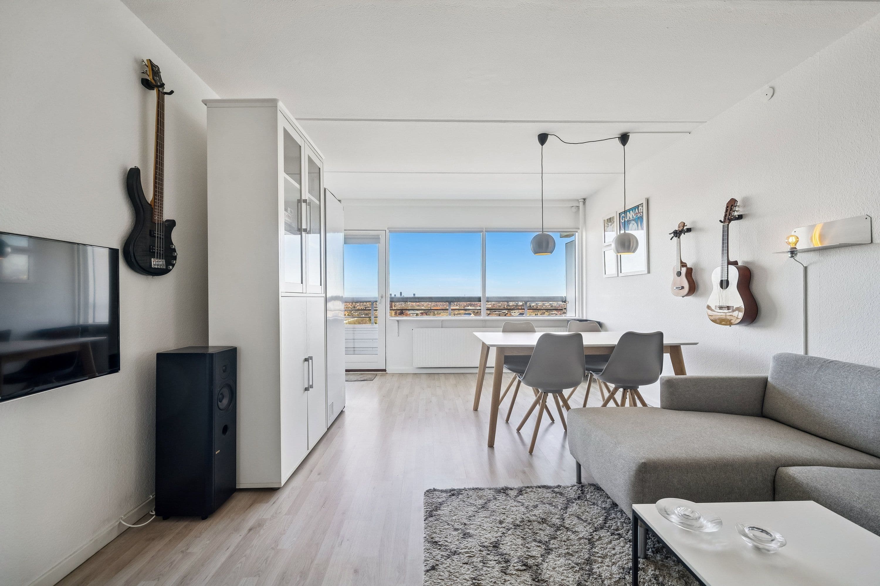 Eksklusiv penthouse med panoramaudsigt over København - fuldt møbleret - Korttidsleje 01/07-30/09